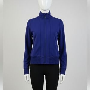 Lululemon Blue Da Bomber Zip Front Jacket Me…